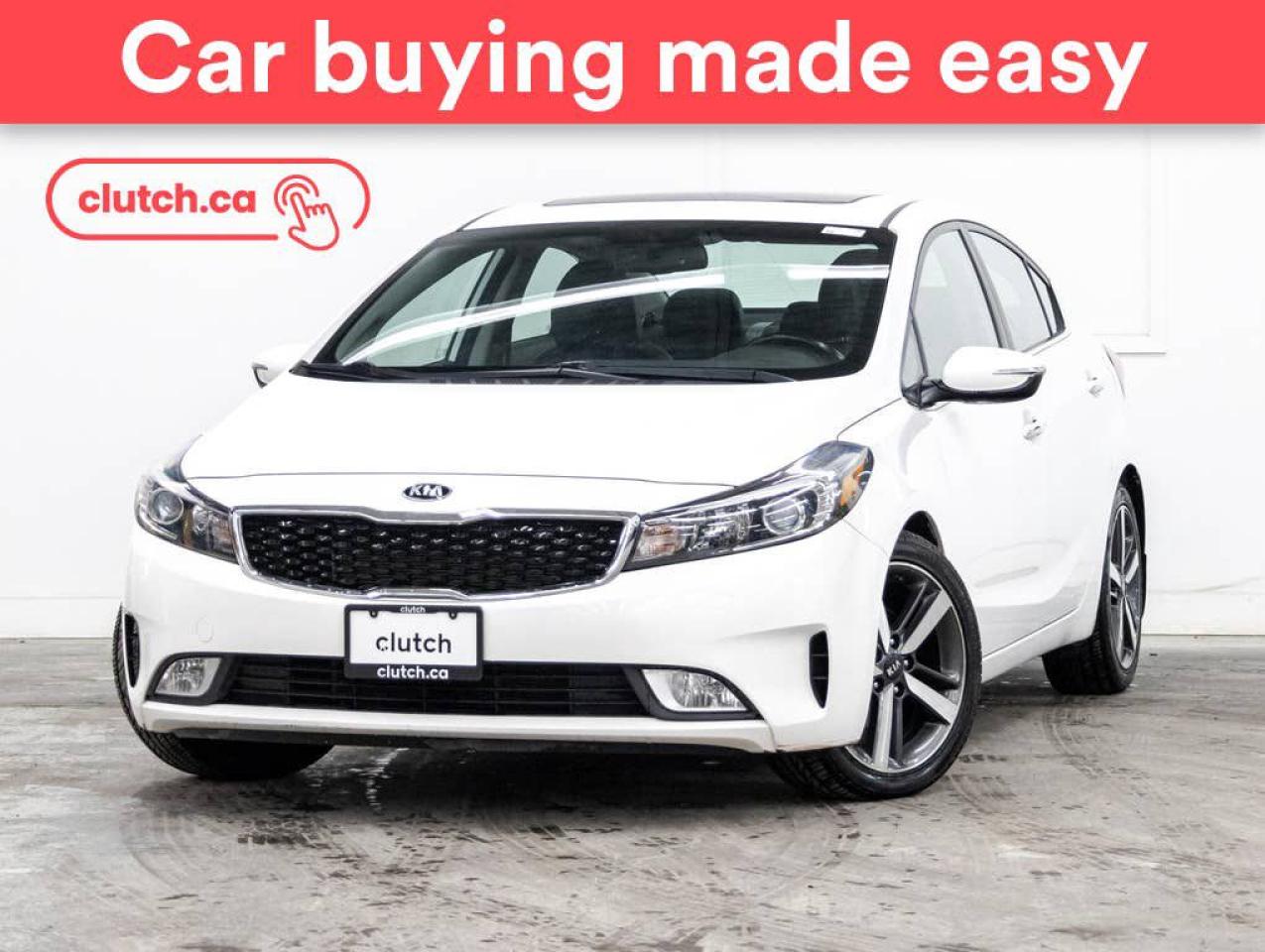 Used 2018 Kia Forte EX Luxury w/ Apple CarPlay & Android Auto, Power Moonroof, Rearview Cam for sale in Toronto, ON