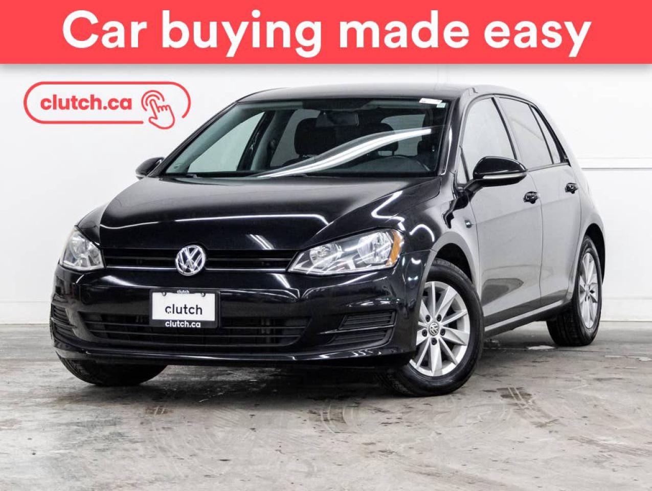 Used 2016 Volkswagen Golf Trendline w/Apple CarPlay, Heated Front Seats, Rearview Cam for sale in Toronto, ON