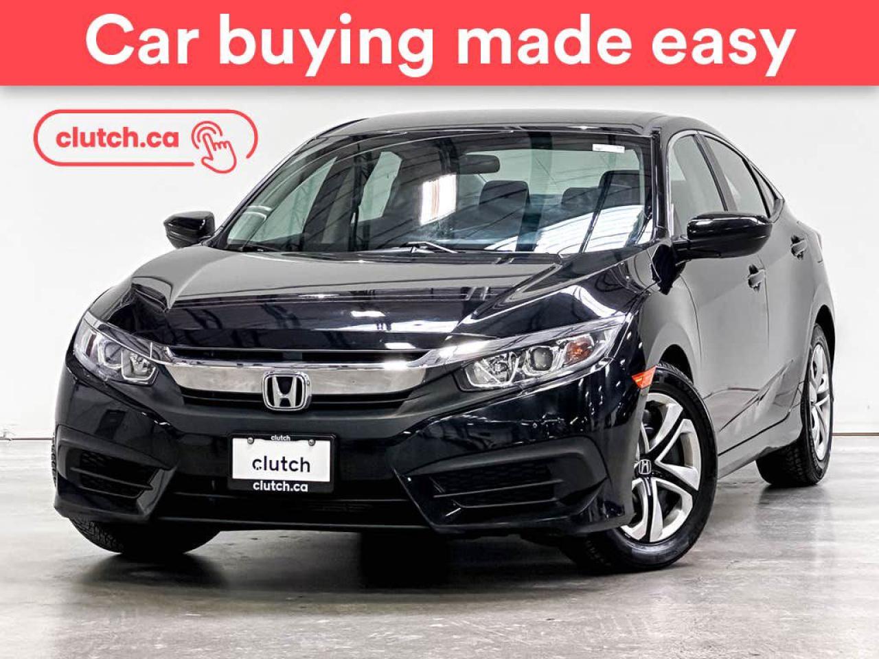 Used 2017 Honda Civic LX W/ Cruise Control, Bluetooth, Rearview Cam for sale in Toronto, ON