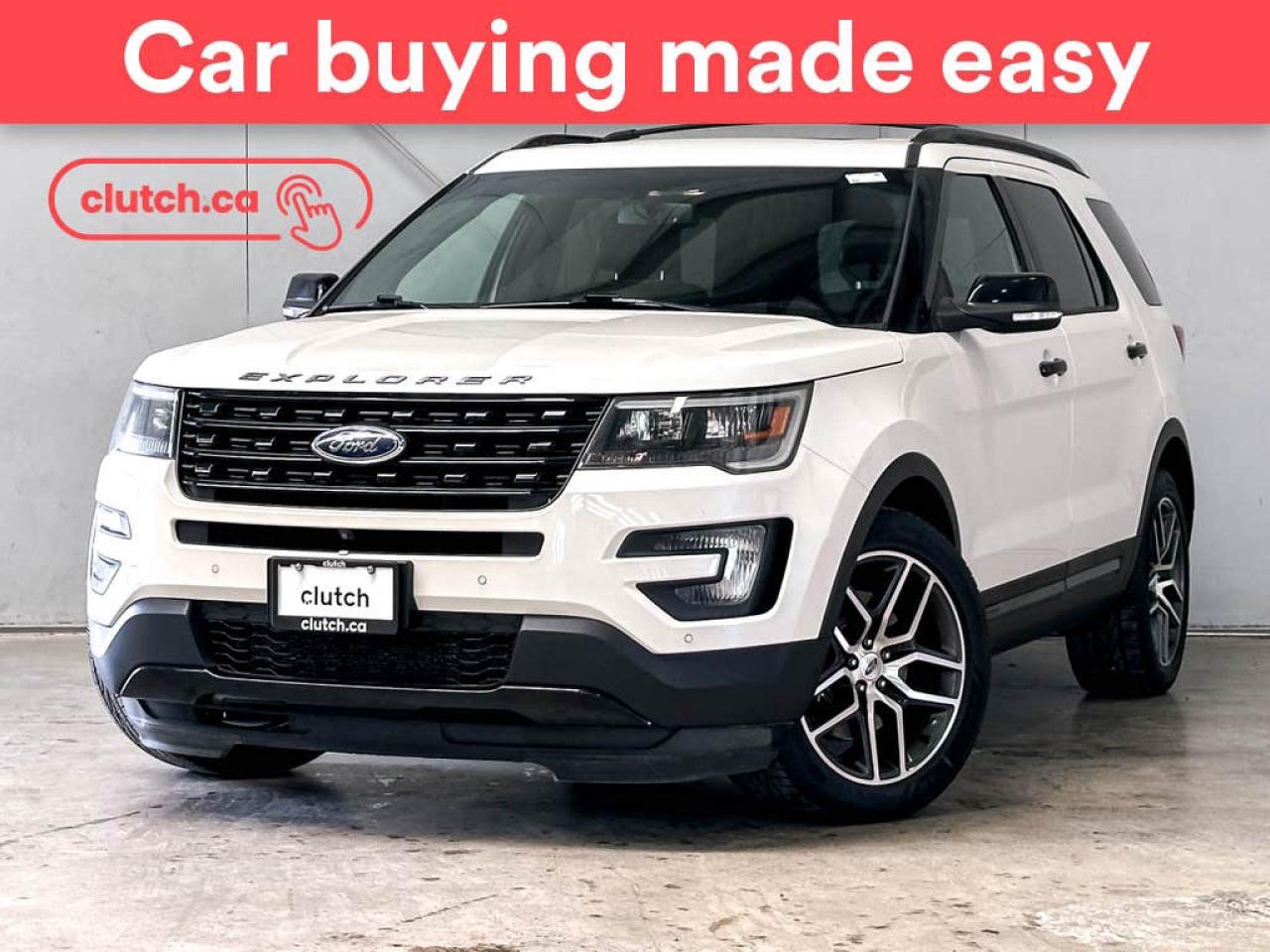 Used 2016 Ford Explorer Sport 4WD w/ Nav, Heated Front Seats, Rearview Cam for sale in Toronto, ON