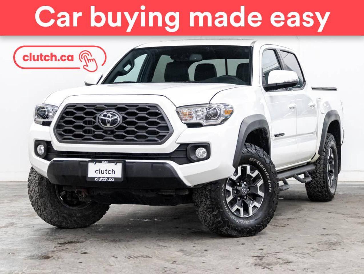 Used 2020 Toyota Tacoma 4x4 Double Cab w/ Off Road Premium Pkg w/ Apple CarPlay & Android Auto, Power Moonroof, Wireless Charging for sale in Toronto, ON