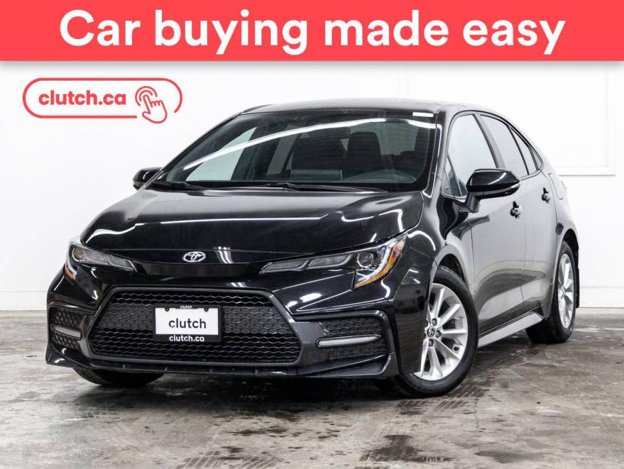 Used 2021 Toyota Corolla SE w/ Apple CarPlay & Android Auto, Rearview Cam, Climate Control for sale in Toronto, ON