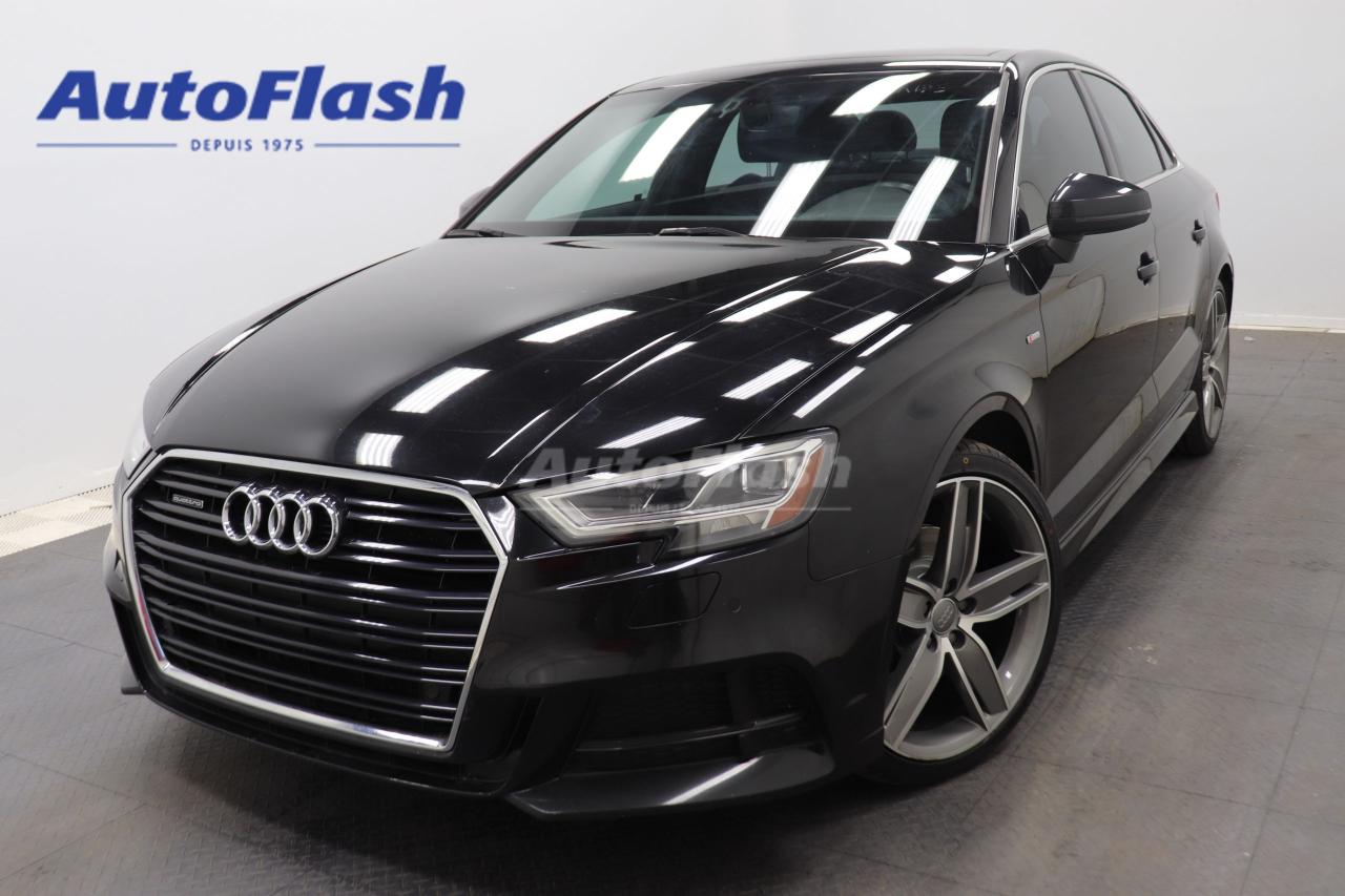 Used 2018 Audi A3 PROGRESSIV 2.0T S-LINE QUATTRO, TIPTRONIC for sale in Saint-Hubert, QC