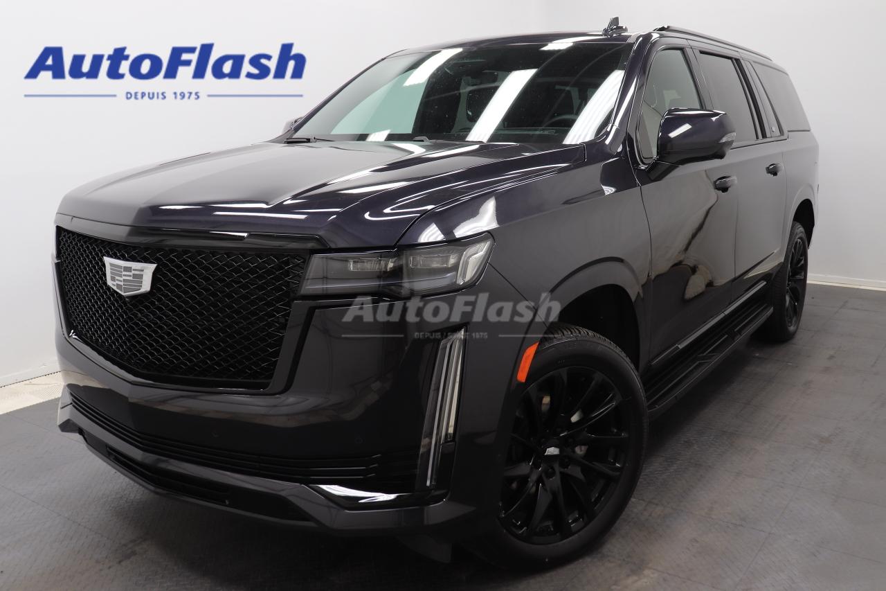 Used 2024 Cadillac Escalade ESV SPORT AWD, SUPER-CRUISE, 8-PASS, CARPLAY for sale in Saint-Hubert, QC