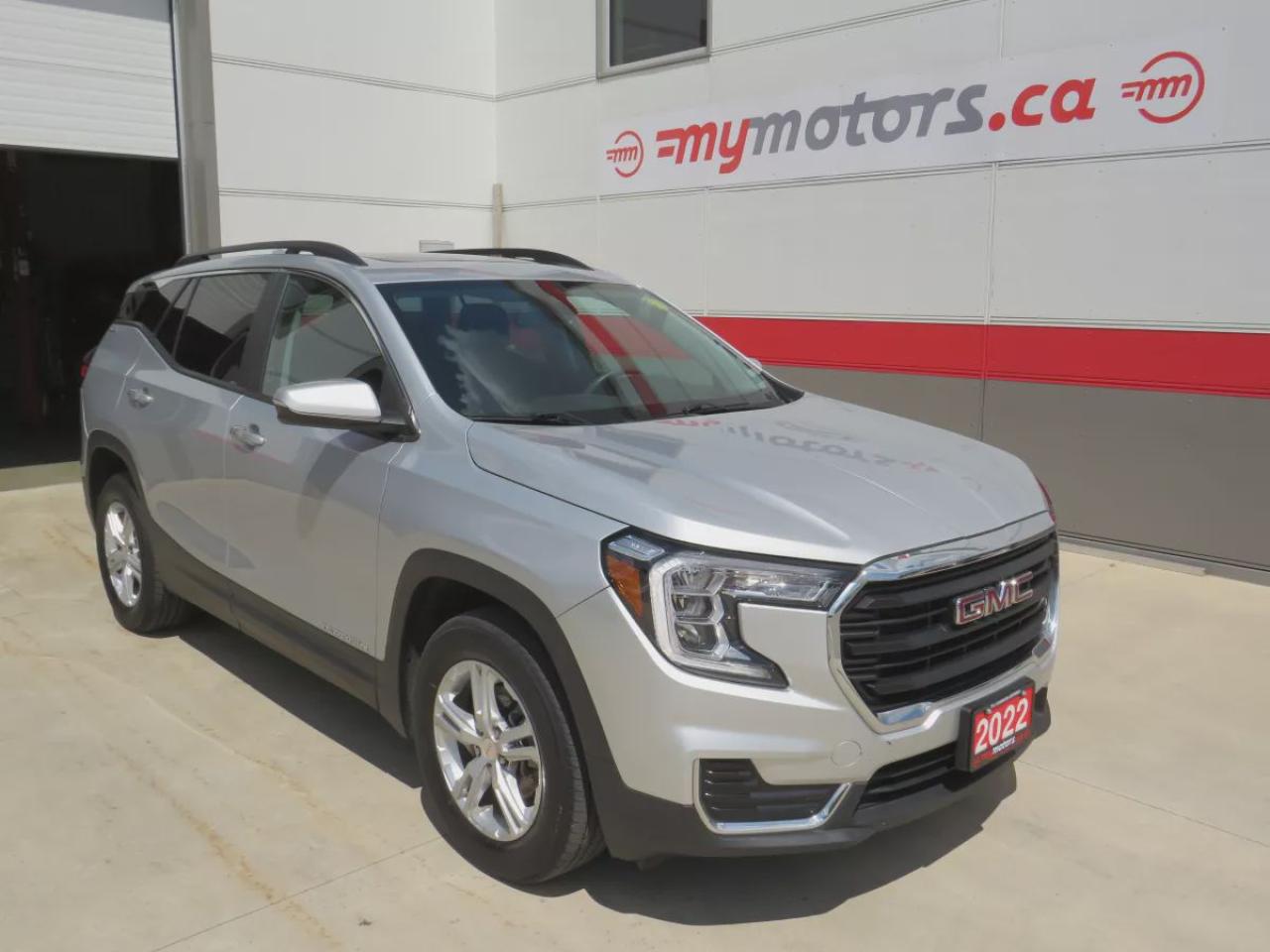 Used 2022 GMC Terrain SLE (**CLEAN TITLE/NO ACCIDENTS!!**SAFETY/CERTIFIED!!**AWD**REMOTE START**ALLOY RIMS**PANORAMIC SUNROOF**NAVIGATION**POWER SEATS**PUSH BUTON START**BLIND SPOT MONITORING**DIGITAL TOUCHSCREEN**DUAL CLIMATE CONTROL**POWER TAILGATE**REVERSE CAMERA**CUSTOM GM for sale in Tillsonburg, ON