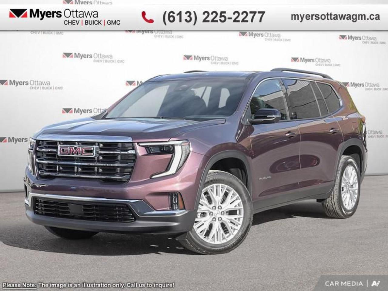 New 2025 GMC Acadia Elevation  ELEVATION PREMIUM, LUXURY PACKAGE, SUNROOF for sale in Ottawa, ON