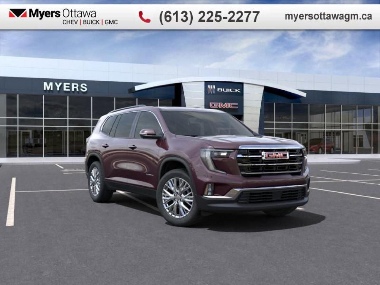New 2025 GMC Acadia Elevation  ELEVATION PREMIUM, LUXURY PACKAGE, SUNROOF for sale in Ottawa, ON