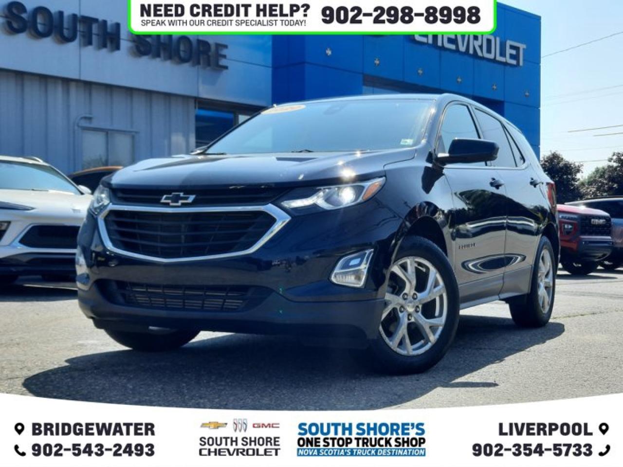 Awards: * IIHS Canada Top Safety Pick with specific headlights Recent Arrival! Black 2020 Chevrolet Equinox LT For Sale, Bridgewater AWD 6-Speed Automatic Electronic with Overdrive 1.5L DOHC Clean Car Fax, AWD, 6 Speakers, ABS brakes, Alloy wheels, Brake assist, Bumpers: body-colour, Compass, Delay-off headlights, Driver vanity mirror, Electronic Stability Control, Emergency communication system: OnStar and Chevrolet connected services capable, Front reading lights, Fully automatic headlights, Heated door mirrors, Heated Driver & Front Passenger Seats, Heated front seats, High-Intensity Discharge Headlights, Occupant sensing airbag, Outside temperature display, Overhead airbag, Overhead console, Passenger door bin, Passenger vanity mirror, Power door mirrors, Power driver seat, Power windows, Preferred Equipment Group 1LT, Remote keyless entry, Security system, Speed control, Speed-sensing steering, Split folding rear seat, Tachometer, Telescoping steering wheel, Tilt steering wheel, Traction control, Trip computer, Variably intermittent wipers.
