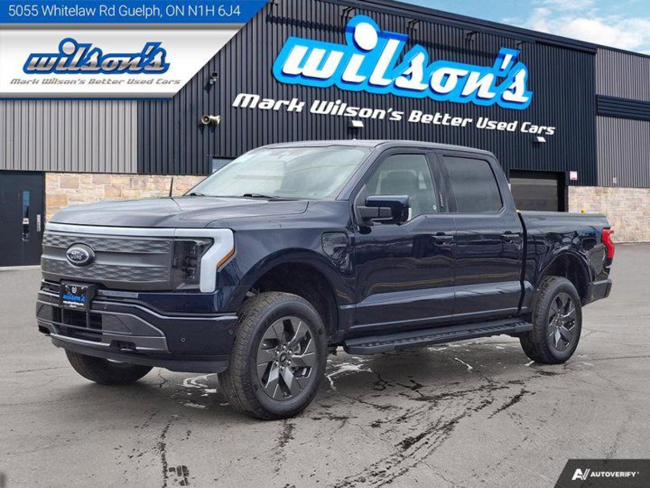 Used 2022 Ford F-150 Lightning LARIAT 4WD | 511A Pkg | Extended Range | Leather | Pano Roof | Tow Tech Pkg | 360 Camera & Much More for sale in Guelph, ON