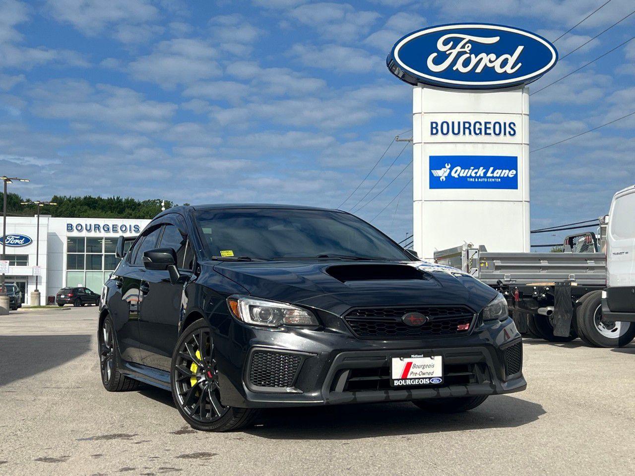 Used 2018 Subaru WRX STI Sport-tech Manual w/Wing Spoiler for sale in Midland, ON