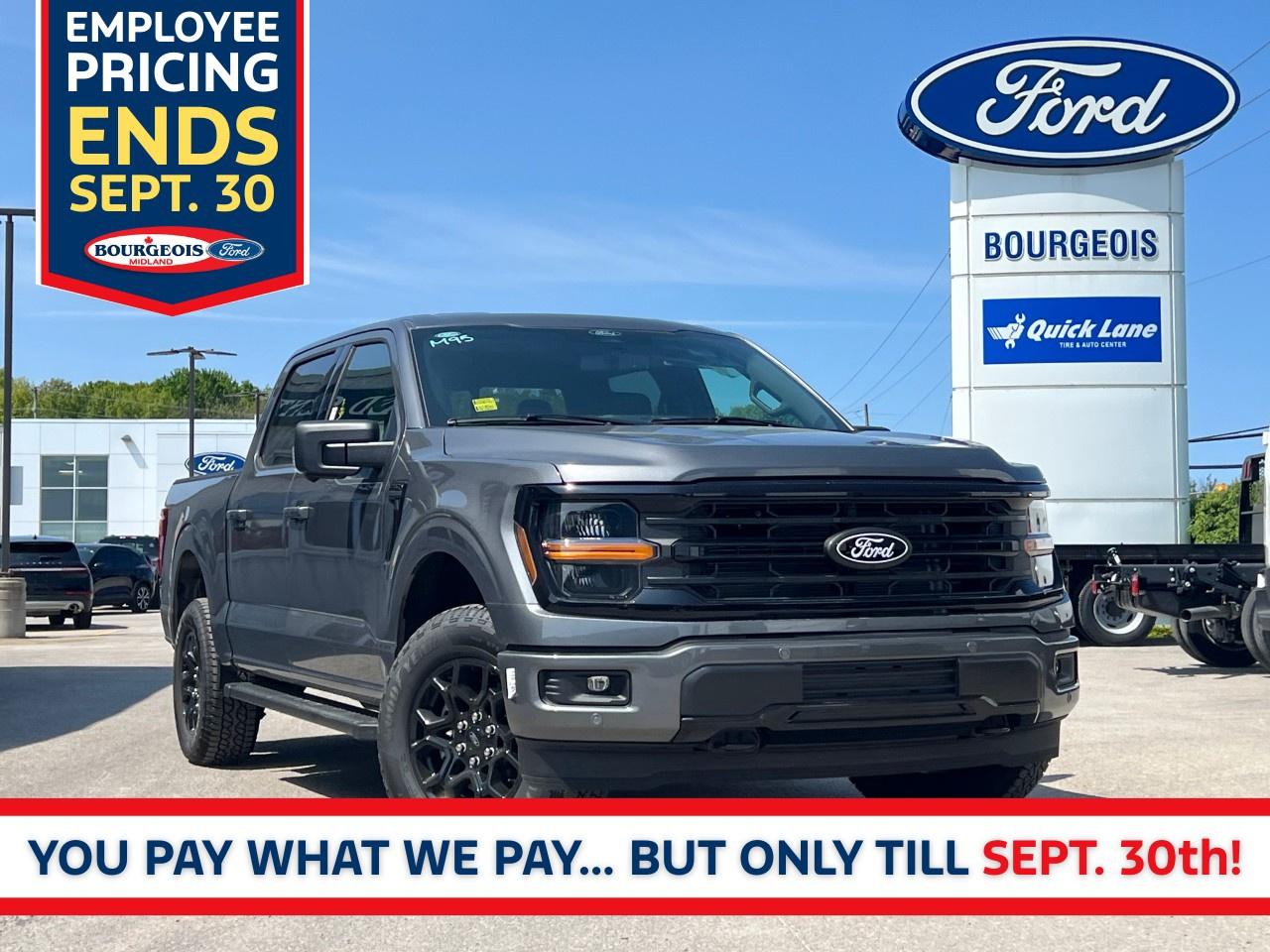 New 2025 Ford F-150 XLT 4WD SuperCrew 5.5' Box for sale in Midland, ON
