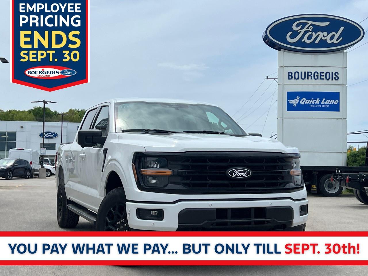 New 2025 Ford F-150 XLT 4WD SuperCrew 5.5' Box for sale in Midland, ON