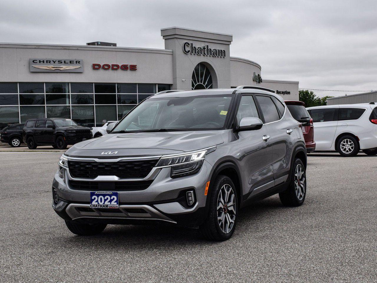 Used 2022 Kia Seltos SX Turbo AWD w/Black Interior for sale in Chatham, ON