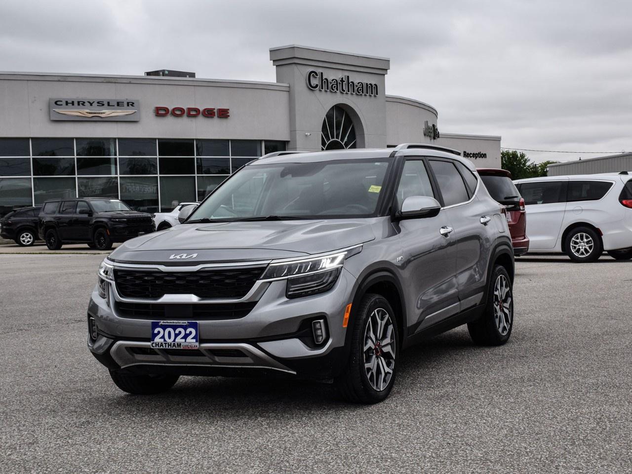 Used 2022 Kia Seltos SX Turbo AWD w/Black Interior for sale in Chatham, ON