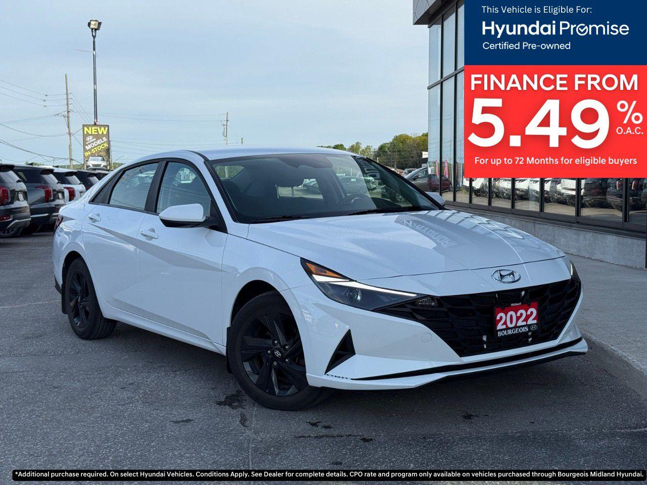 Used 2022 Hyundai Elantra Preferred IVT for sale in Midland, ON