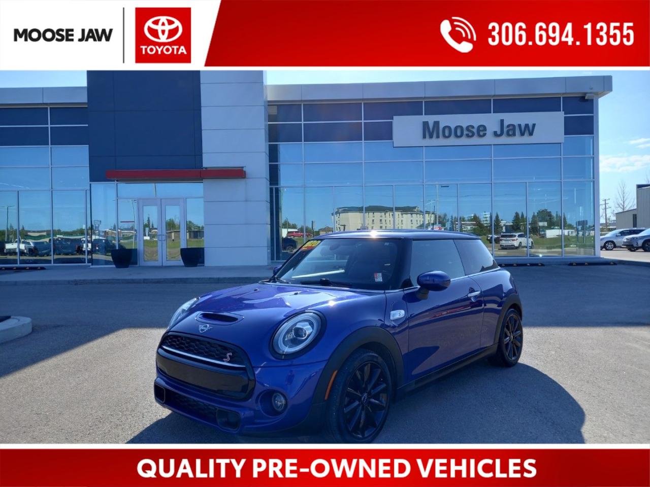 Used 2020 MINI 3 Door Cooper S for sale in Moose Jaw, SK