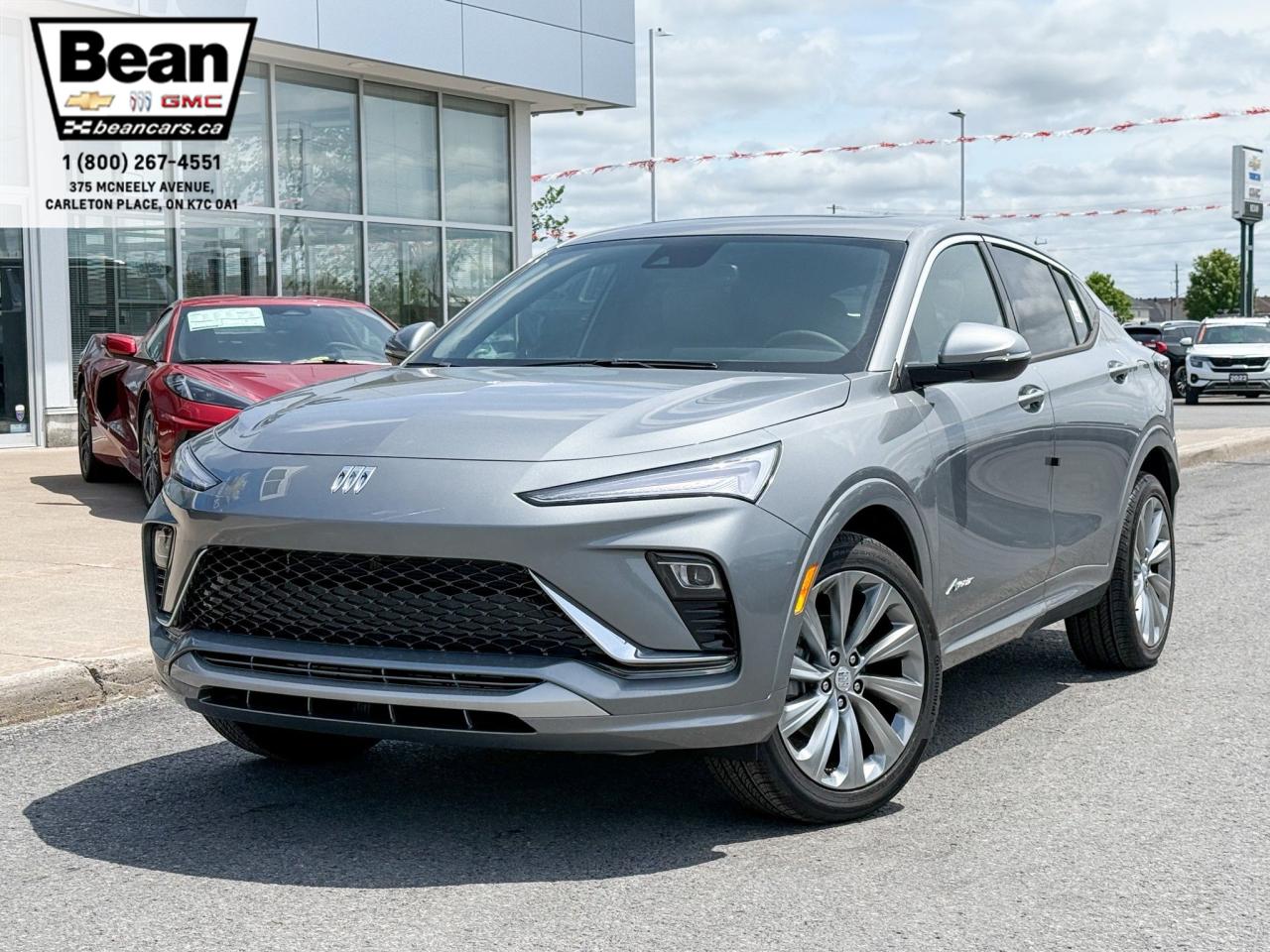 New 2025 Buick Envista Avenir 1.2L 3CYL WITH REMOTE START/ENTRY, HEATED SEATS, HEATED STEERING WHEEL, SUNROOF, POWER LIFTGATE, ANDROID AUTO AND APPLE CARPLAY for sale in Carleton Place, ON