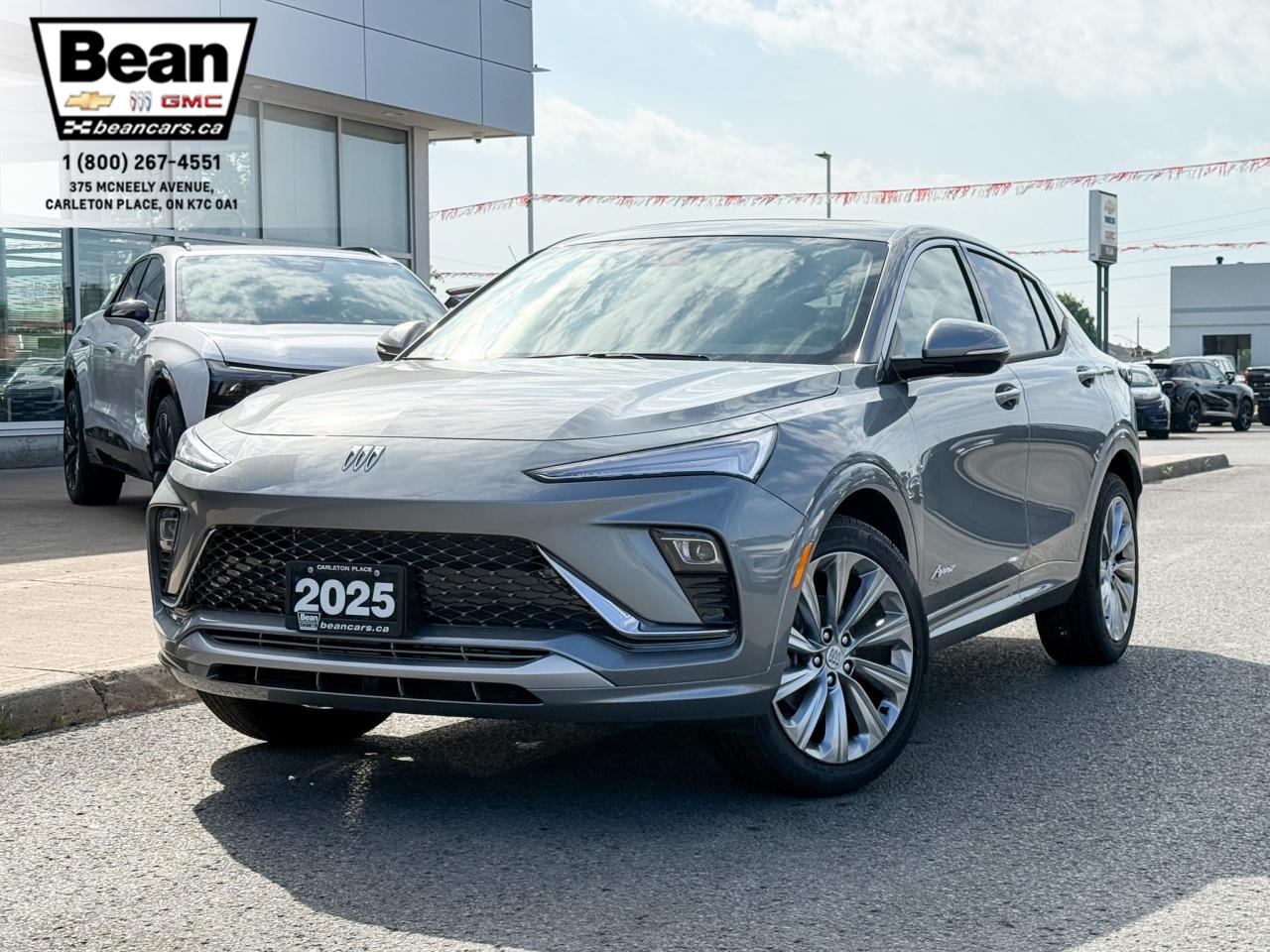 New 2025 Buick Envista Avenir 1.2L 3CYL WITH REMOTE START/ENTRY, HEATED SEATS, HEATED STEERING WHEEL, SUNROOF, POWER LIFTGATE, ANDROID AUTO AND APPLE CARPLAY for sale in Carleton Place, ON