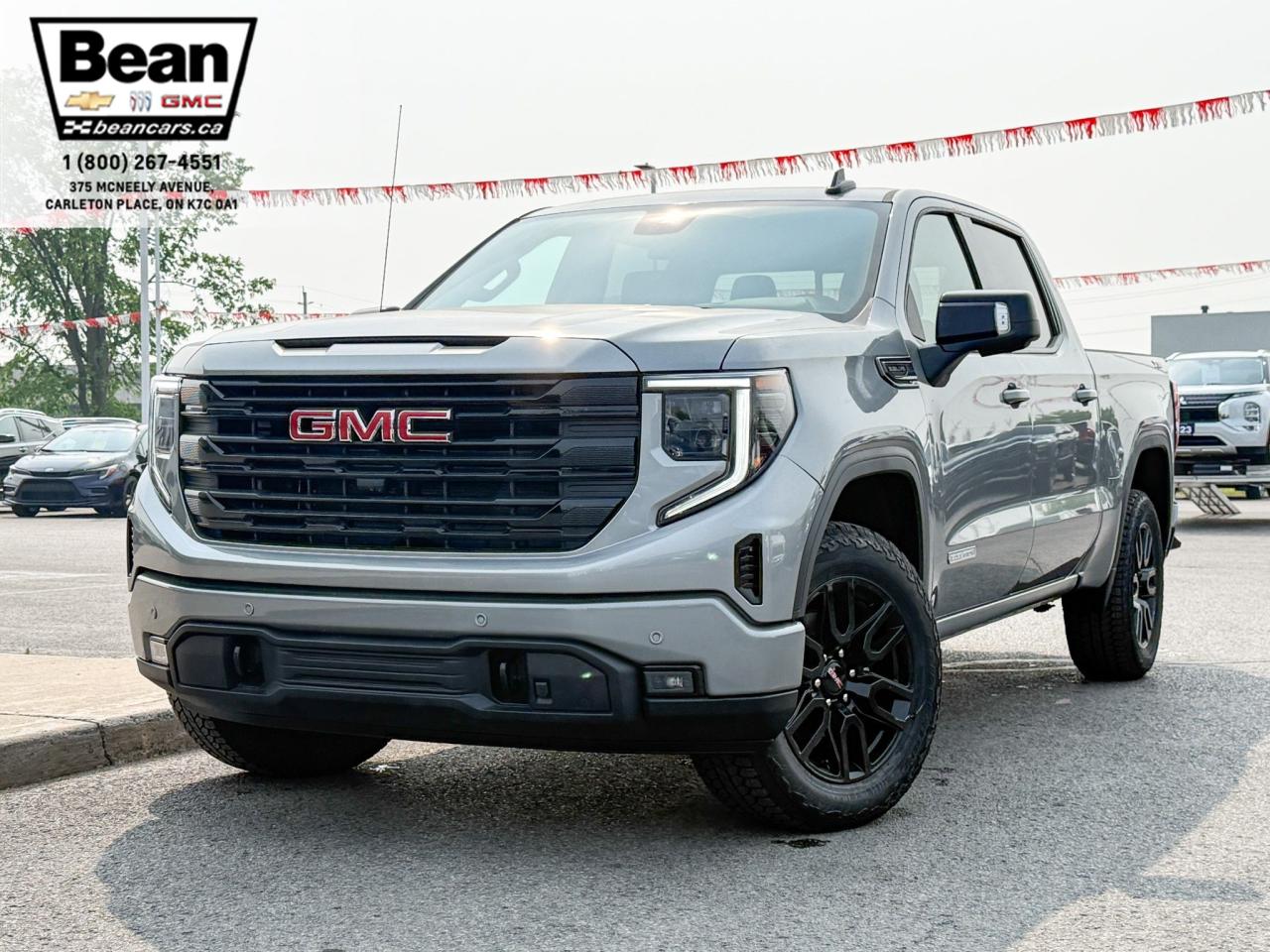 New 2025 GMC Sierra 1500 Elevation 5.3L V8 WITH REMOTE START/ENTRY, HEATED SEATS, HEATED STEERING WHEEL, CRUISE CONTROL, HD REAR VISION CAMERA, BOSE SOUND SYSTEM for sale in Carleton Place, ON