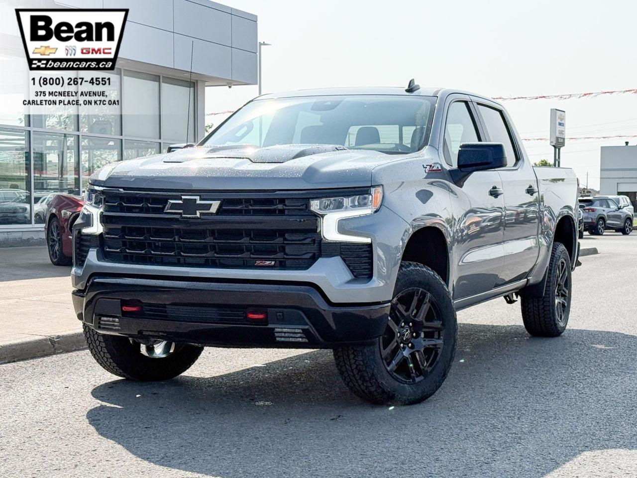 New 2025 Chevrolet Silverado 1500 LT Trail Boss 6.2L V8 WITH REMOTE START/ENTRY, SUNROOF, HEATED SEATS, HEATED STEERING WHEEL, HITCH GUIDANCE, HD REAR VISION CAMERA for sale in Carleton Place, ON