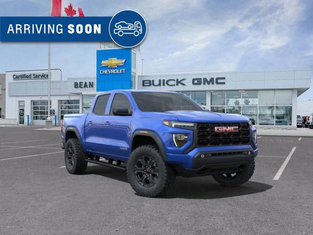 New 2025 GMC Canyon Elevation 2.7L 4 CYL WITH REMOTE START/ENTRY, HEATED SEATS, HD SURROUND VISION, TRAILER BRAKE CONTROLLER, APPLE CARPLAY AND ANDROID AUTO for sale in Carleton Place, ON