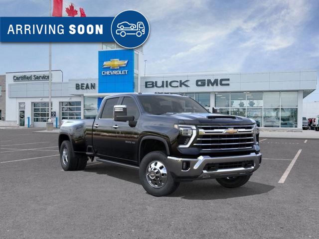 New 2025 Chevrolet Silverado 3500HD LTZ DURAMAX 6.6L V8 WITH REMOTE START/ENTRY, HEATED SEATS, HEATED STEERING WHEEL, HD REAR VISION CAMERA, APPLE CARPLAY AND ANDROID AUTO for sale in Carleton Place, ON