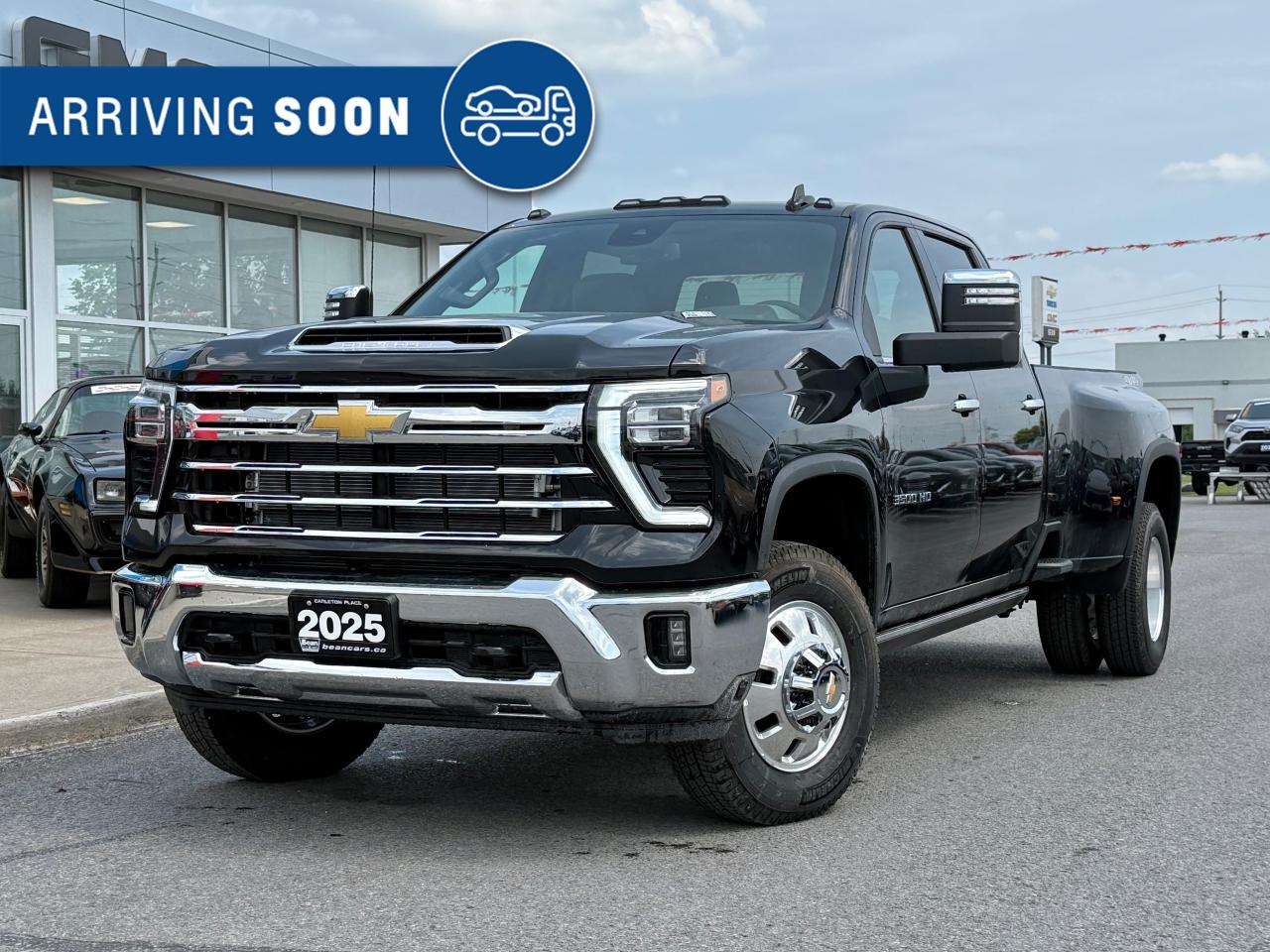 New 2025 Chevrolet Silverado 3500HD LTZ DURAMAX 6.6L V8 WITH REMOTE START/ENTRY, HEATED SEATS, HEATED STEERING WHEEL, HD REAR VISION CAMERA, APPLE CARPLAY AND ANDROID AUTO for sale in Carleton Place, ON