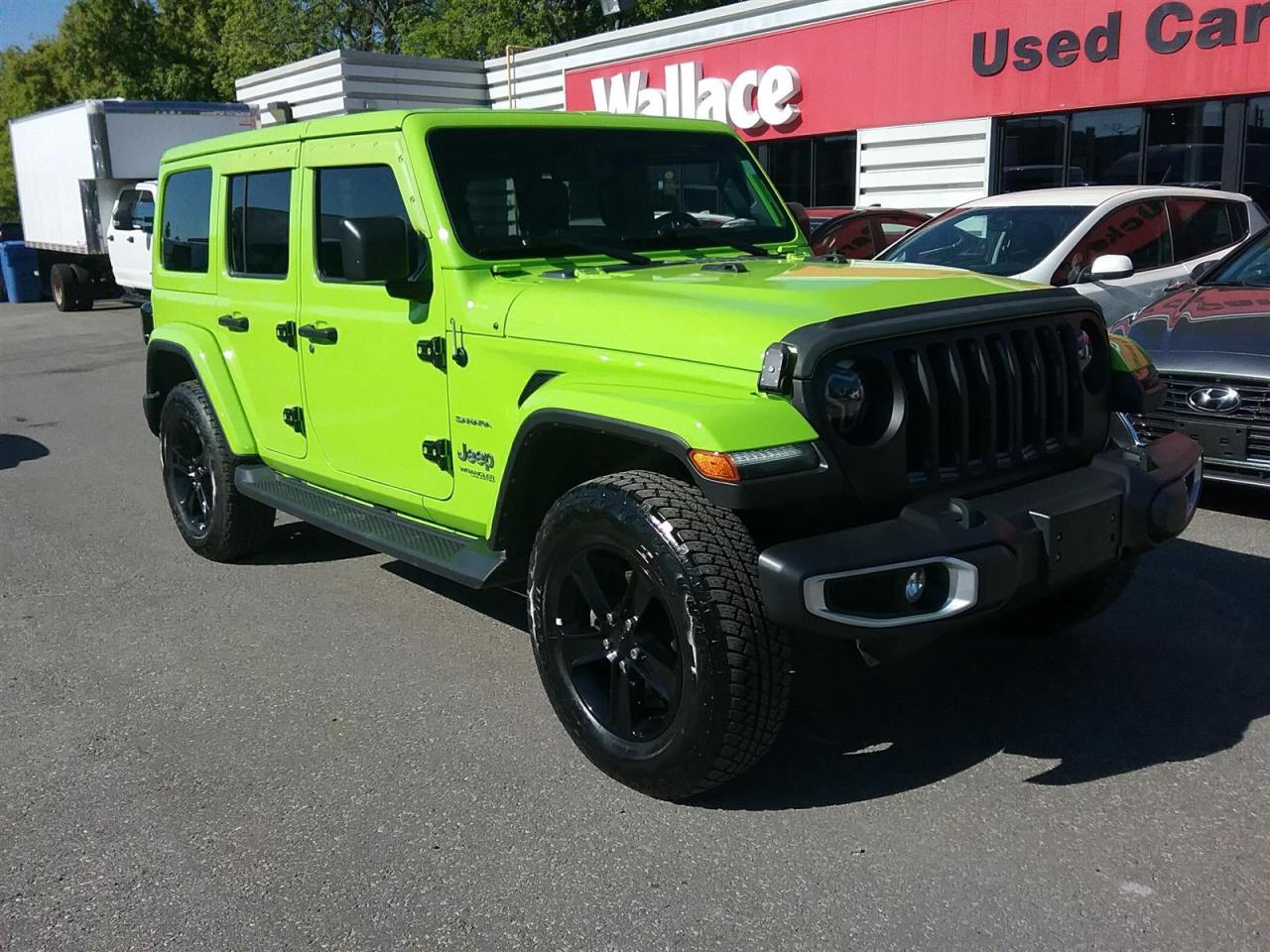 Used 2021 Jeep Wrangler Unlimited Sahara | Leather Seats | Hard & Soft Tops | NAV | LOW KMS for sale in Ottawa, ON