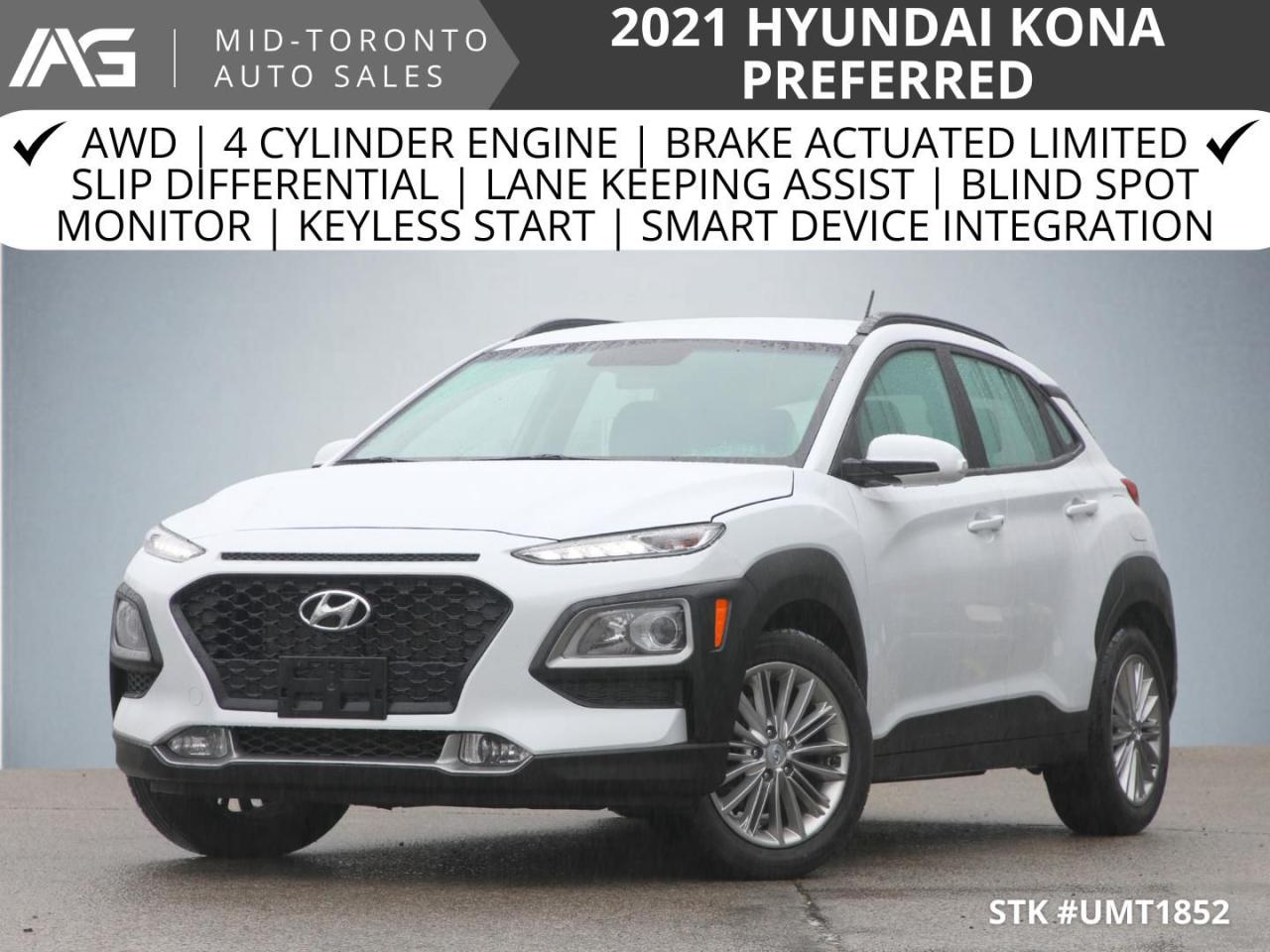 Used 2021 Hyundai KONA Preferred AWD for sale in North York, ON
