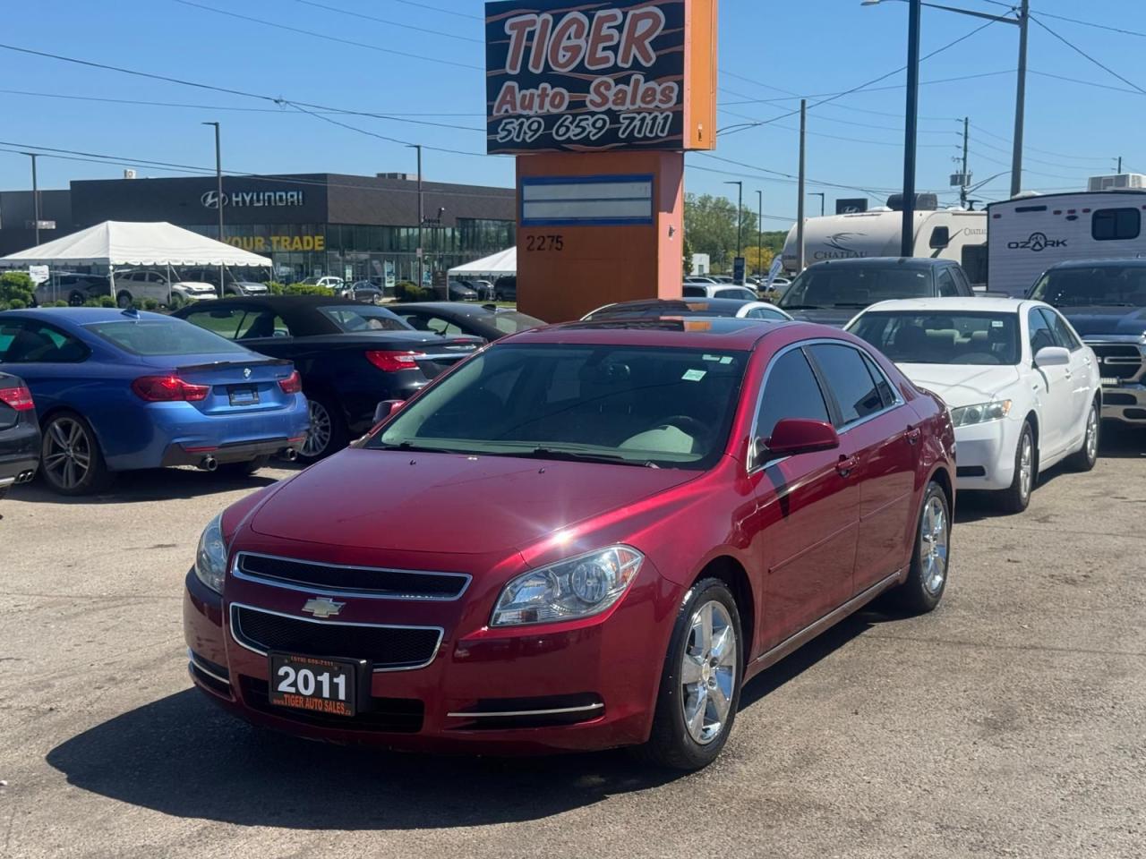 Used 2011 Chevrolet Malibu LT PLATINUM EDITION, ONLY 77KMS, 2 SETS, CERTIFIED for sale in London, ON