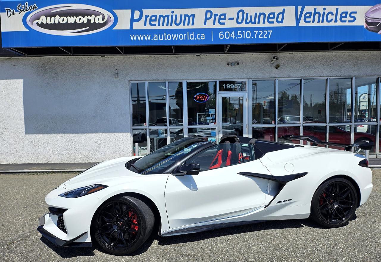 Used 2024 Chevrolet Corvette Z06 Conv w/3LZ Z07 Pkg, Carbon Aero Pkg, Frt Lift* for sale in Langley, BC
