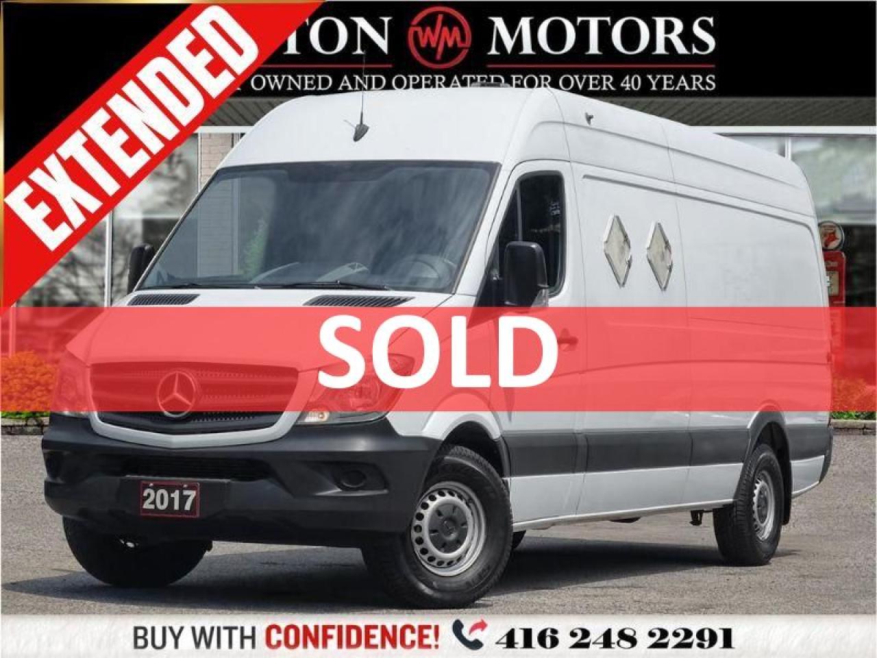 2017 Mercedes-Benz Sprinter EXTENDED*HIGHROOF*DIESEL*REV-CAM