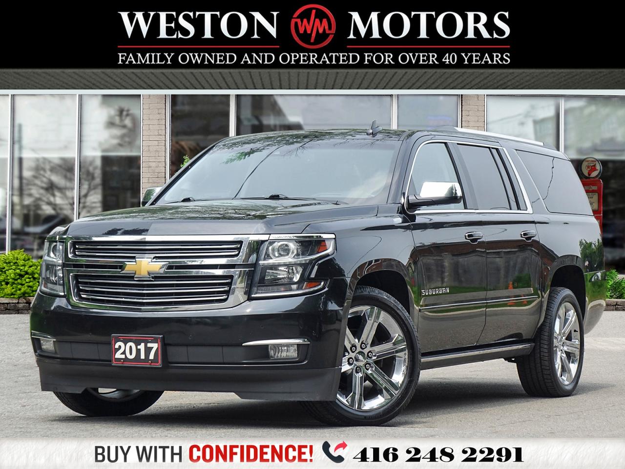 2017 Chevrolet Suburban PREMIER*DVD*4X4*SUNROOF*NAVI*REV-CAM*HEATED WHEEL
