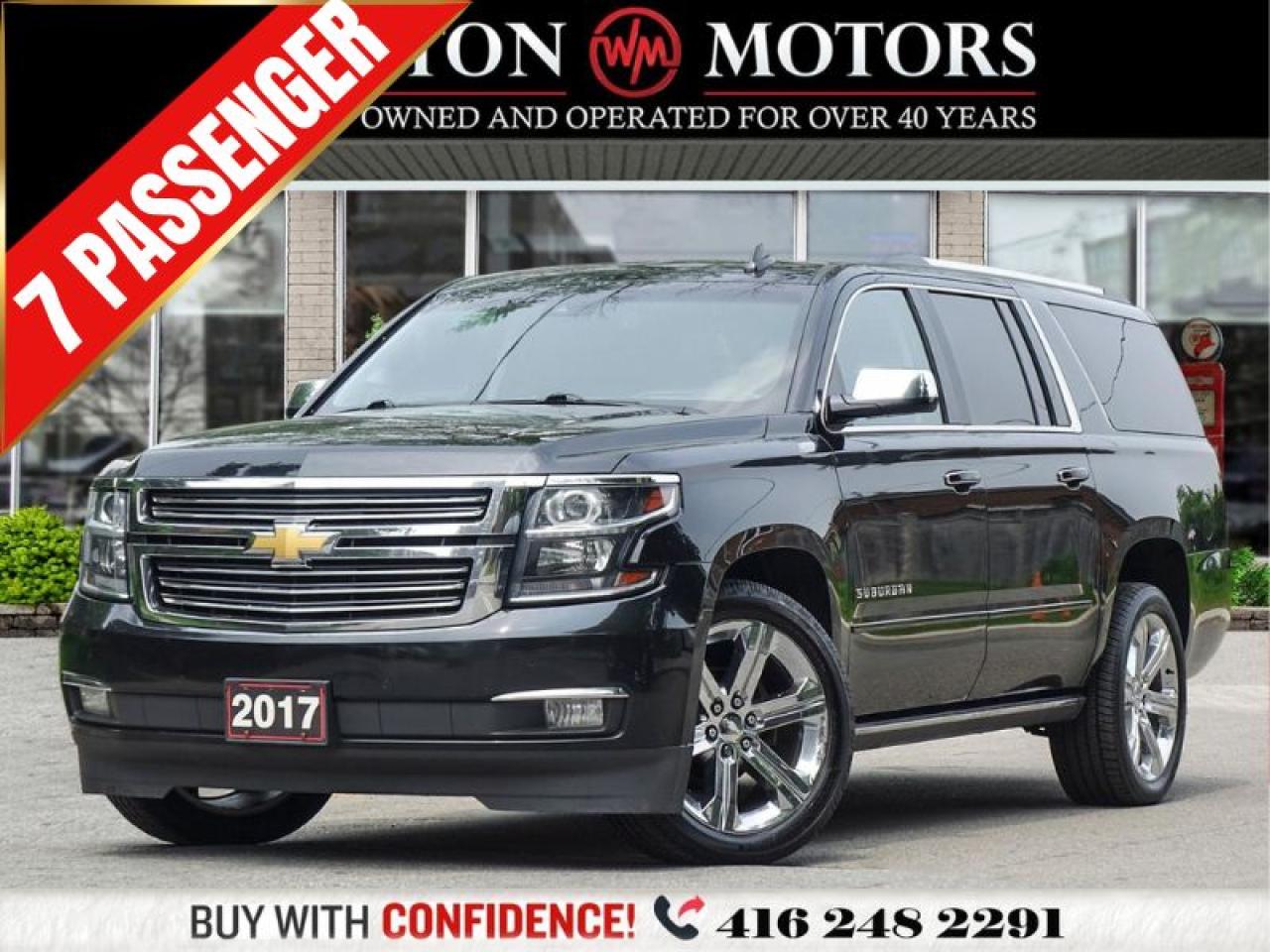 2017 Chevrolet Suburban PREMIER*DVD*4X4*SUNROOF*NAVI*REV-CAM*HEATED WHEEL