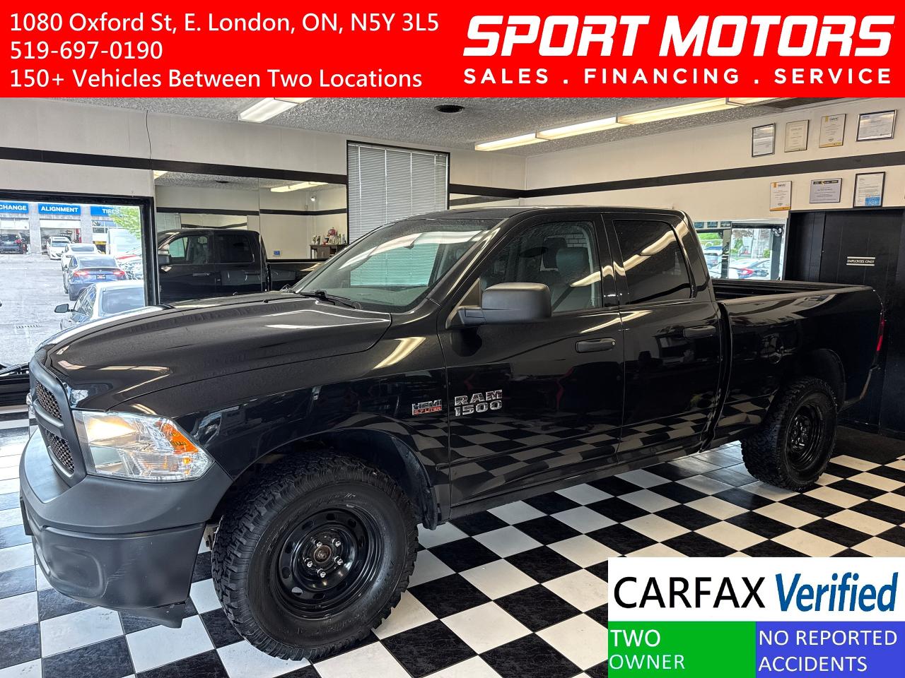 Used 2017 RAM 1500 ST 4WD Quad HEMI+New Brakes+Camera+CLEAN CARFAX for sale in London, ON