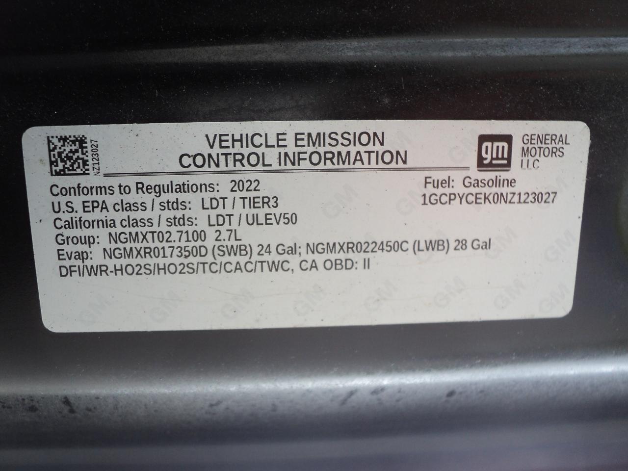2022 Chevrolet Silverado 1500 CustomTrailBossCrewCab4x4 Z71 2.7L4cylGas 6'75"Box - Photo #35