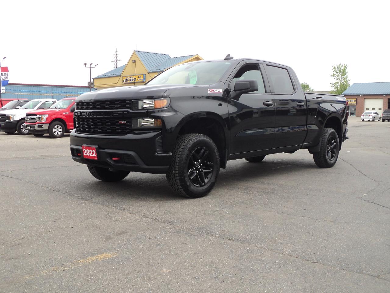Used 2022 Chevrolet Silverado 1500 CustomTrailBossCrewCab4x4 Z71 2.7L4cylGas 6'75