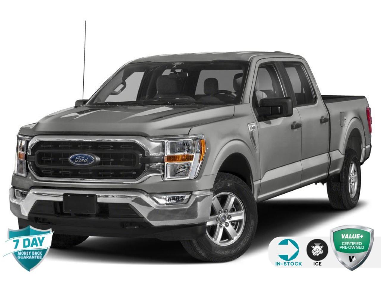 Recent Arrival!<br><br><br>4WD, 10-Way Power Driver & Passenger Seats, 2-Bar Style Chrome Surround Grille w/Black Accents, 2.7L V6 EcoBoost Payload Package, 6 Bright Polished Running Board, 8 Productivity Screen in Instrument Cluster, BLIS w/Trailer Tow Coverage, BoxLink Cargo Management System, Chrome Door & Tailgate Handles w/Body-Colour Bezel, Chrome Single-Tip Exhaust, Class IV Trailer Hitch Receiver, Dual Zone Electronic Automatic Temperature Control, Electronic Locking w/3.73 Axle Ratio, Equipment Group 302A High, GVWR: 3,130 kg (6,900 lb) Payload Package, Integrated Trailer Brake Controller, Intelligent Access w/Push Button Start, Interior Auto-Dimming Rearview Mirror, LED Box Lighting w/Zone Lighting, LED Reflector Headlamps, LED Side-Mirror Spotlights, Manual Folding Power Glass Sideview Heated Mirrors, Onboard 400W Outlet, Power-Sliding Rear Window w/Privacy Glass, Pro Trailer Backup Assist, Rear Under-Seat Storage, Remote Start System w/Remote Tailgate Release, SecuriCode Drivers Side Keyless-Entry Keypad, SYNC 4 w/Enhanced Voice Recognition, Trailer Tow Package, Wheels: 18 Chrome-Like PVD, Wrapped Steering Wheel, XTR 4x4 Decal, XTR Package.<br><br>Gray 2023 Ford F-150 XLT 302A | FX4 OFF ROAD PKG 302A | FX4 OFF ROAD PKG 4D SuperCrew 2.7L V6 EcoBoost 10-Speed Automatic 4WD<p></p>

<p>VALUE+ CERTIFIED PRE-OWNED VEHICLE</p>

<p>36-point Provincial Safety Inspection<br />
172-point inspection combined mechanical, aesthetic, functional inspection including a vehicle report card<br />
Warranty: 30 Days or 1500 KMS on mechanical safety-related items and extended plans are available<br />
Complimentary CARFAX Vehicle History Report<br />
2X Provincial safety standard for tire tread depth<br />
2X Provincial safety standard for brake pad thickness<br />
7 Day Money Back Guarantee*<br />
Market Value Report provided<br />
Complimentary 3 months SIRIUS XM satellite radio subscription on equipped vehicles<br />
Complimentary wash and vacuum<br />
Vehicle scanned for open recall notifications from manufacturer</p>

<p>SPECIAL NOTE: This vehicle is reserved for AutoIQs retail customers only. Please, No dealer calls. Errors & omissions excepted.</p>

<p>*As-traded, specialty or high-performance vehicles are excluded from the 7-Day Money Back Guarantee Program (including, but not limited to Ford Shelby, Ford mustang GT, Ford Raptor, Chevrolet Corvette, Camaro 2SS, Camaro ZL1, V-Series Cadillac, Dodge/Jeep SRT, Hyundai N Line, all electric models)</p>