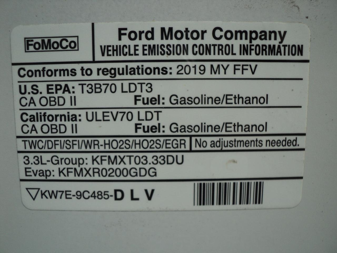 2019 Ford F-150 XL  RegCab 2WD 3.3L6cylGas 8' Box BackUpCam - Photo #26
