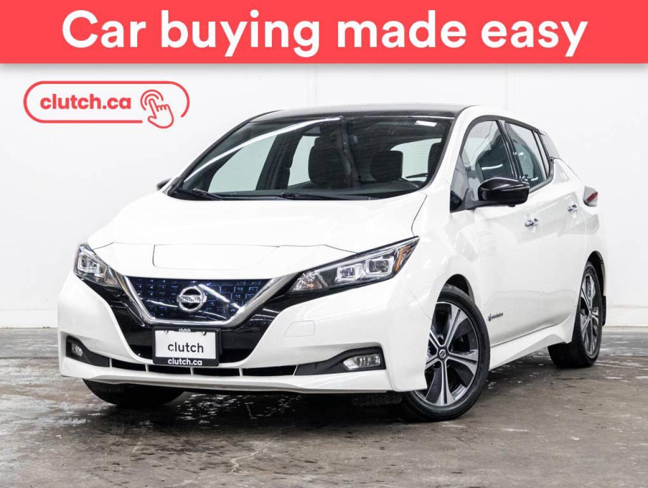 Used 2018 Nissan Leaf SL w/ Apple CarPlay & Android Auto, Rearview Cam, Climate Control for sale in Toronto, ON