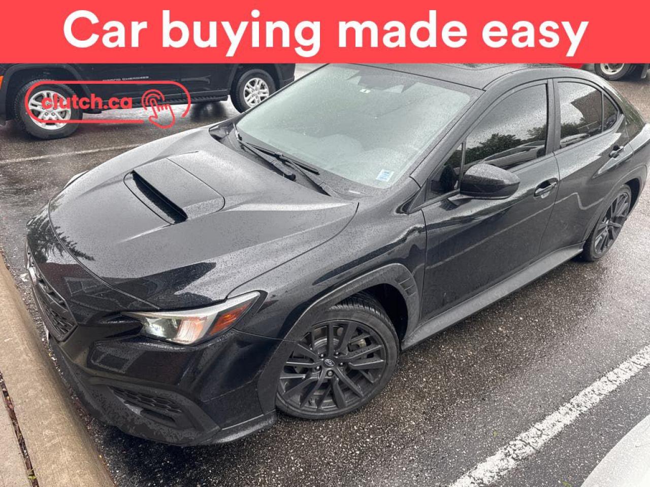 Used 2022 Subaru WRX Sport w/ EyeSight Pkg. w/ Apple CarPlay, Heated Front Seats, Rearview Cam for sale in Toronto, ON