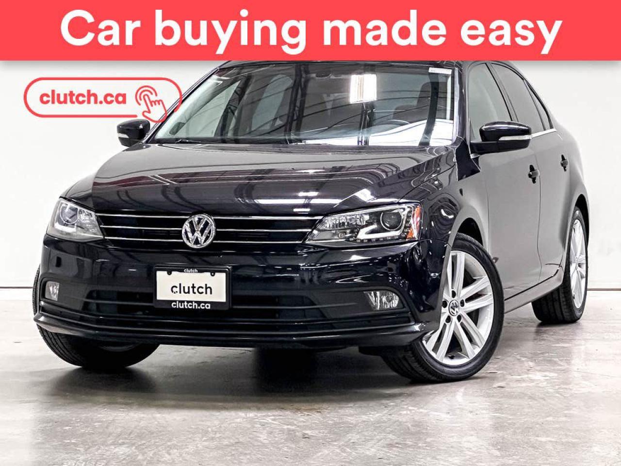 Used 2017 Volkswagen Jetta Highline w/ Tech Pkg. w/ Apple CarPlay, Heated Front Seats, Rearview Cam for sale in Toronto, ON