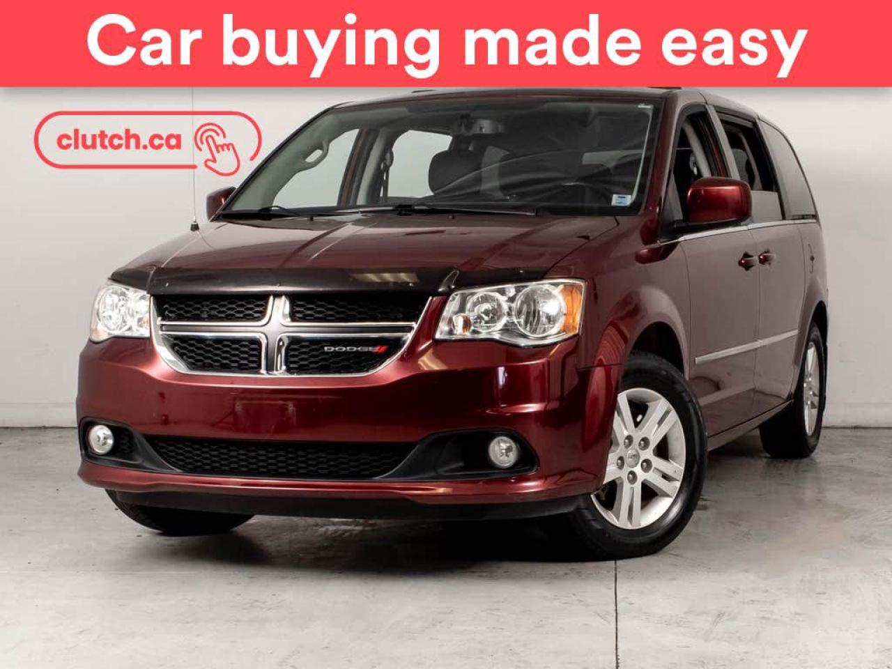 Used 2017 Dodge Grand Caravan Crew w/ Leather seats, Cruise Control, Backup Cam for sale in Bedford, NS