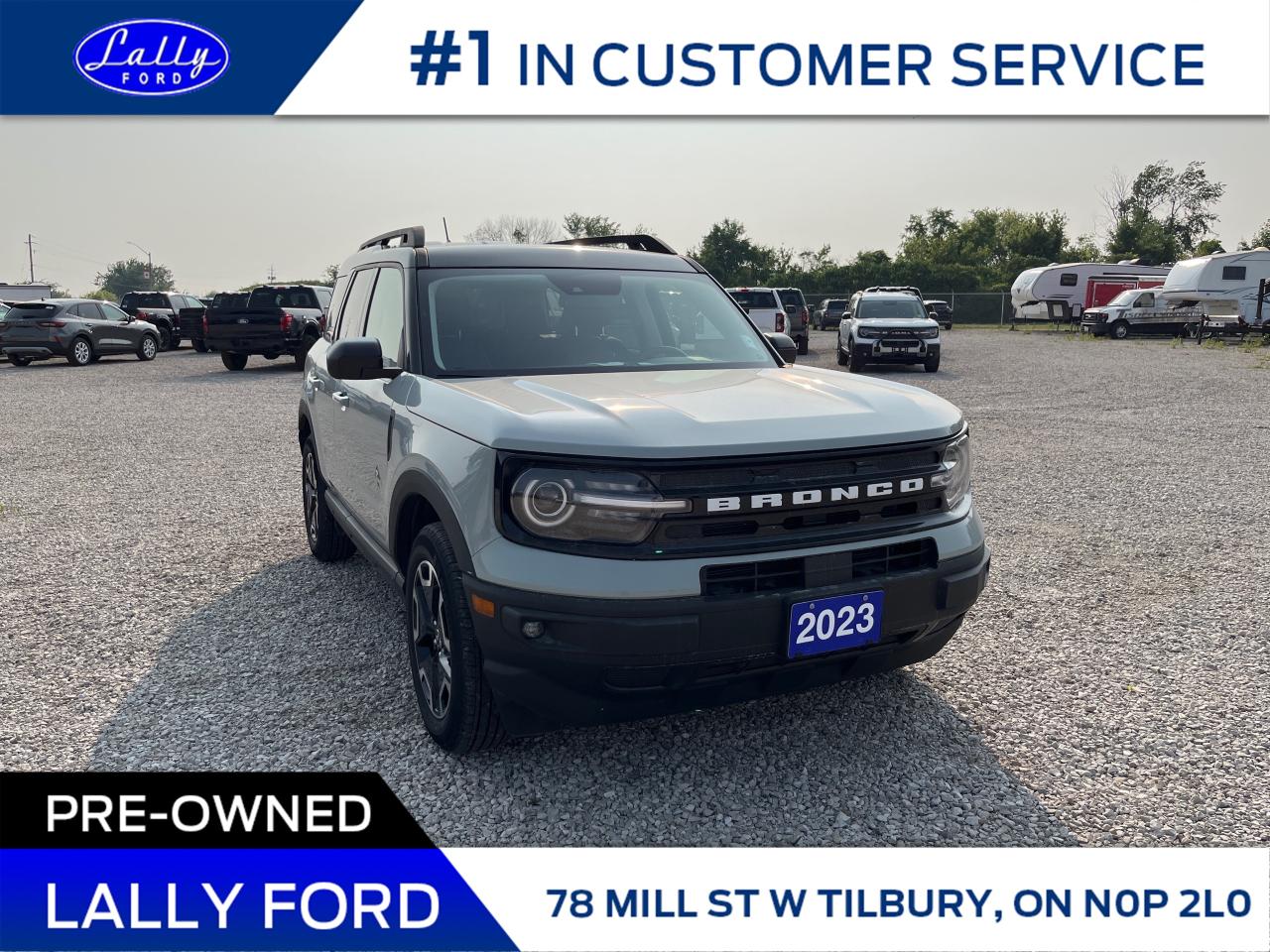 Used 2023 Ford Bronco Sport Outer Banks Low Kms, Local Trade, AWD!! for sale in Tilbury, ON