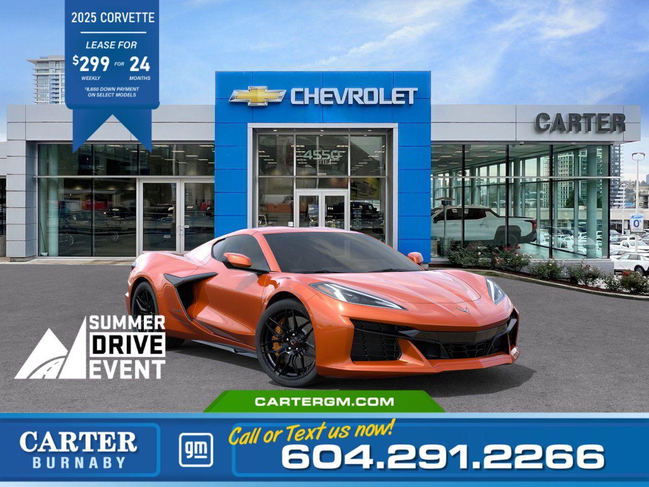 New 2025 Chevrolet Corvette  for sale in Burnaby, BC