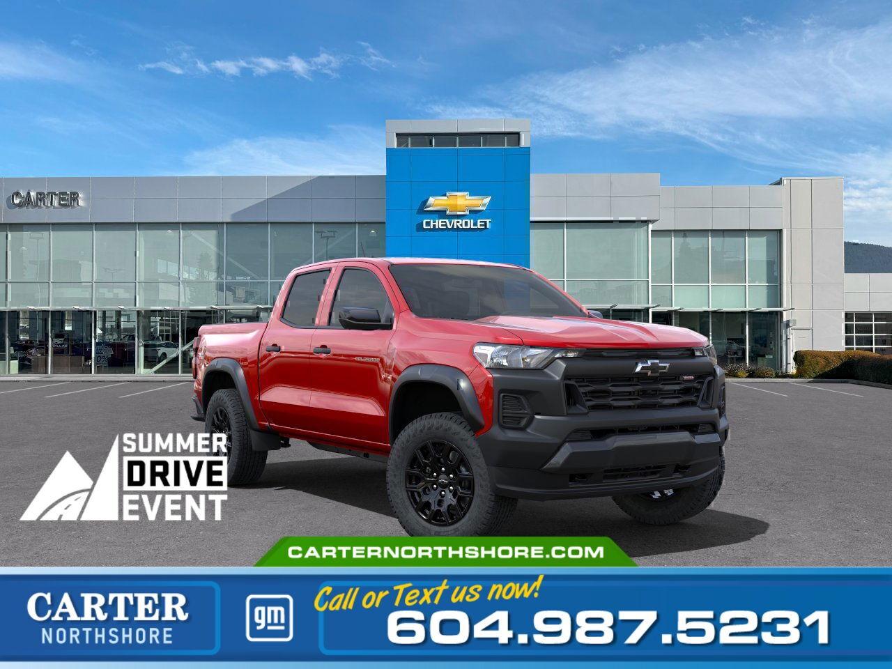 New 2025 Chevrolet Colorado TRAIL BOSS 4WD | Alum Wheels/Advanced Trailer Pkg for sale in North Vancouver, BC