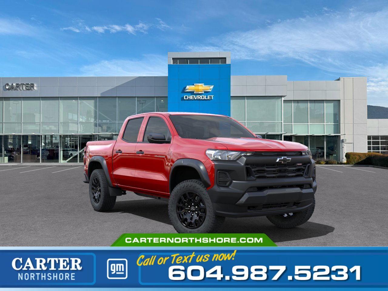 New 2025 Chevrolet Colorado TRAIL BOSS 4WD | Alum Wheels/Advanced Trailer Pkg for sale in North Vancouver, BC
