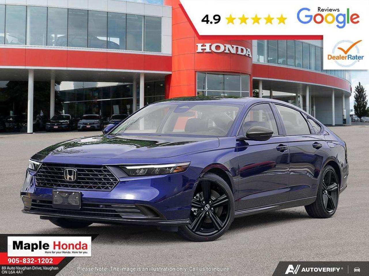 New 2025 Honda Accord Hybrid 4DR SPORT-L HYB for sale in Vaughan, ON