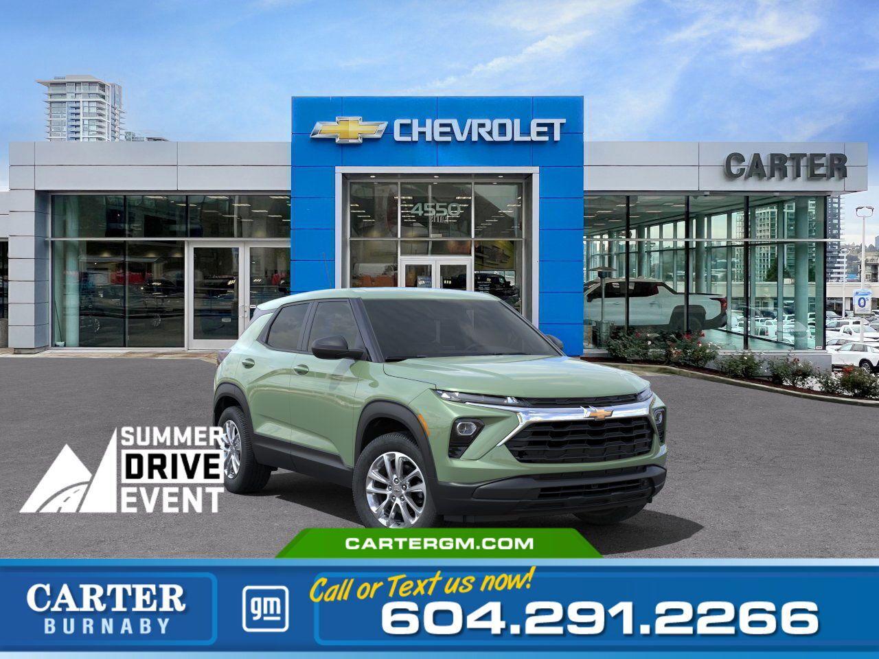 New 2025 Chevrolet TrailBlazer 1LS | Alum Wheels/Cruise Ctrl/HD Rear Cam for sale in Burnaby, BC
