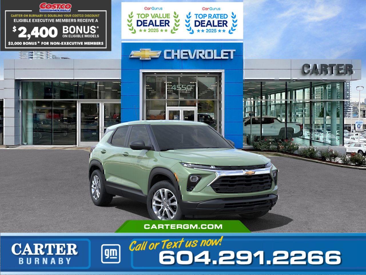 New 2025 Chevrolet TrailBlazer LS FWD | Double Costco Bonus: Up to $2,400! for sale in Burnaby, BC